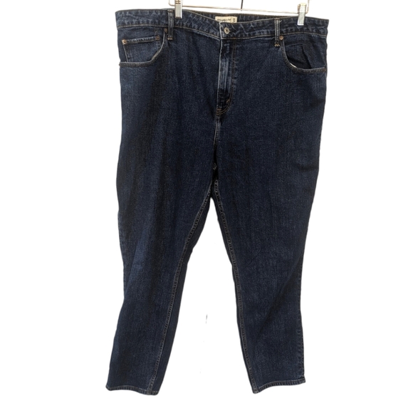 Abercrombie & Fitch The High Rise Skinny Curve Love Dark Wash Jeans. 35/20 Long - Picture 1 of 3